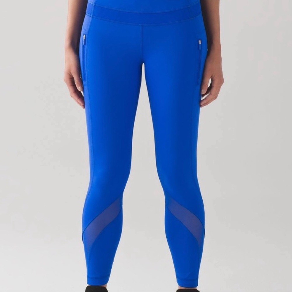 lululemon athletica Electric Blue Leggings